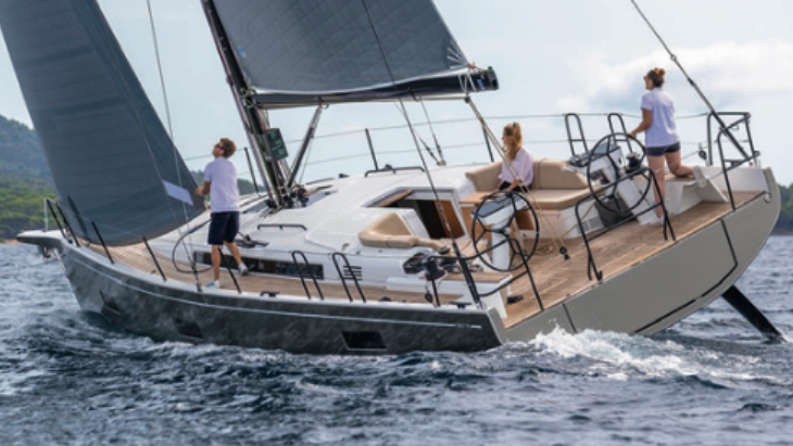 Zábery lodi Beneteau